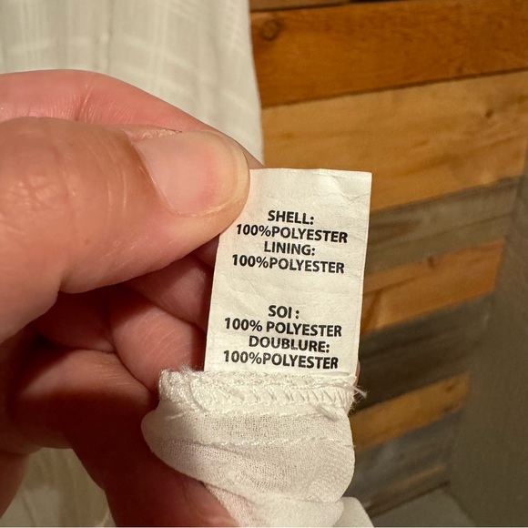 NWT Ramy Brook Kris Plaid Smocked Waist Mini Dress Or Swim Cover White Size L - Picture 15 of 15